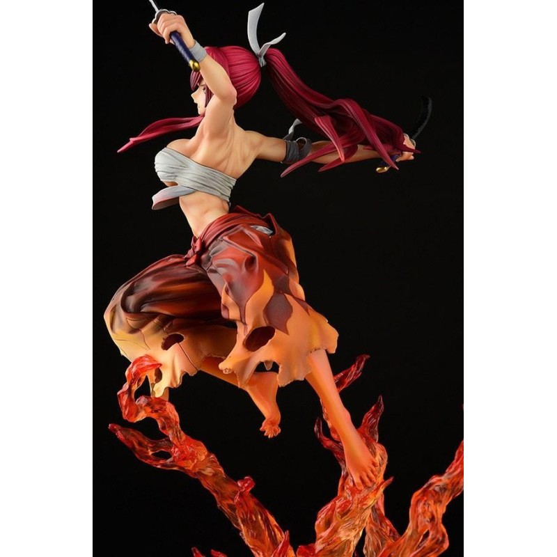 FAIRY TAIL -Erza Scarlet Samurai Ver. Kurenai -Statuette OrcaToys 43cm 