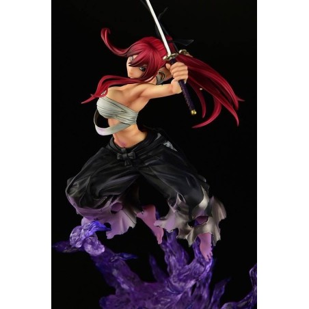 FAIRY TAIL-Erza Scarlet Samurai Ver. Shikkoku -Statuette OrcaToys 43cm 