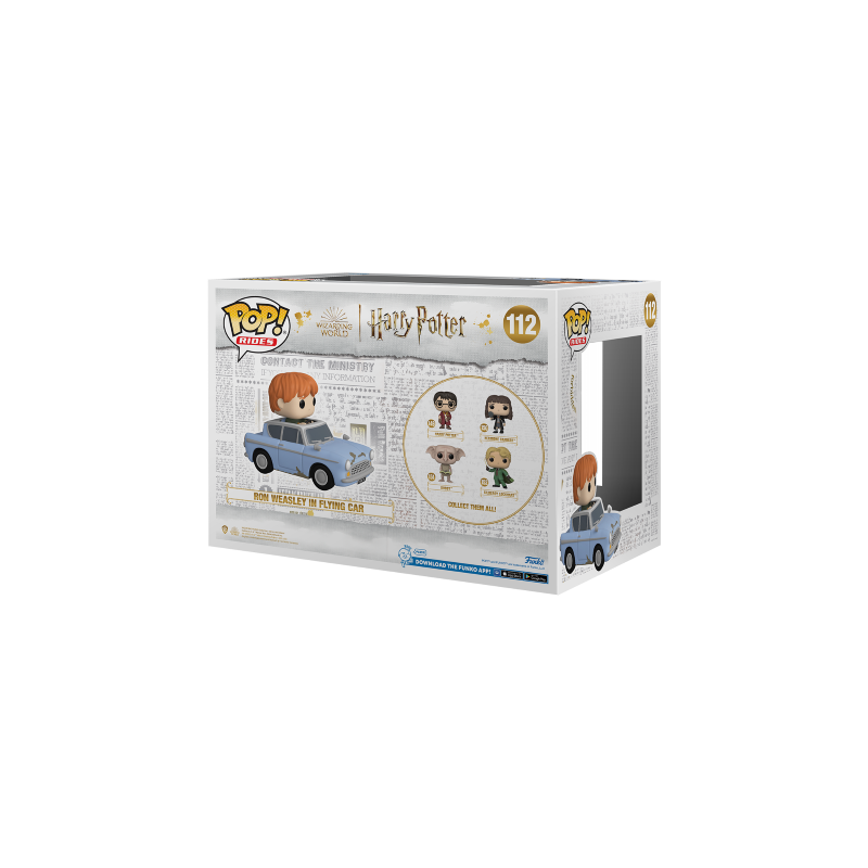 HARRY POTTER - POP Ride SDLX N° 112 - 20ème Anniv. - Ron avec voiture 