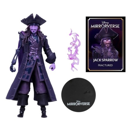 DISNEY MIRRORVERSE -Jack Sparrow "Fractured" -Figurine gold label 18cm 