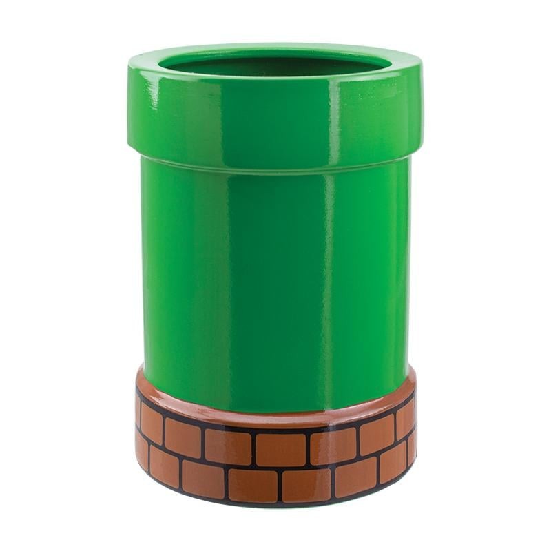 SUPER MARIO - Tuyau - Pot à plantes et à stylos 