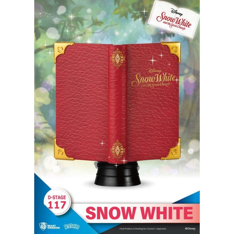 DISNEY - Blanche Neige -Statuette D-Stage Book Series Diorama PVC 13cm 