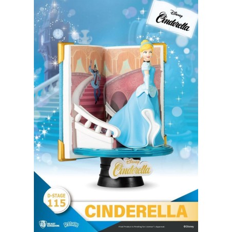 DISNEY - Cendrillon - Statuette D-Stage Book Series Diorama PVC 13cm 