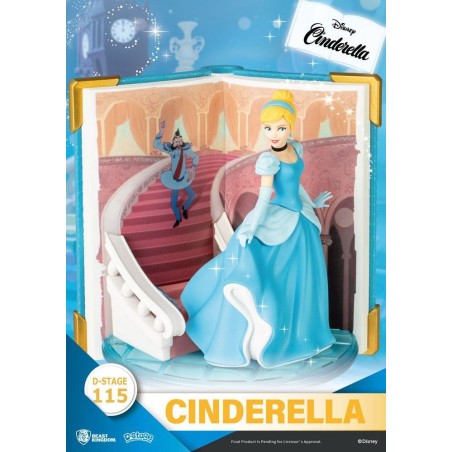 DISNEY - Cendrillon - Statuette D-Stage Book Series Diorama PVC 13cm 