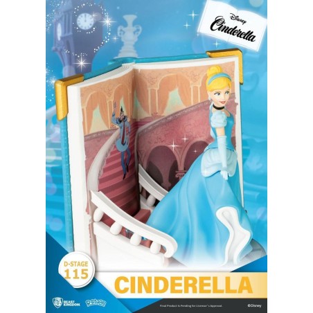 DISNEY - Cendrillon - Statuette D-Stage Book Series Diorama PVC 13cm 