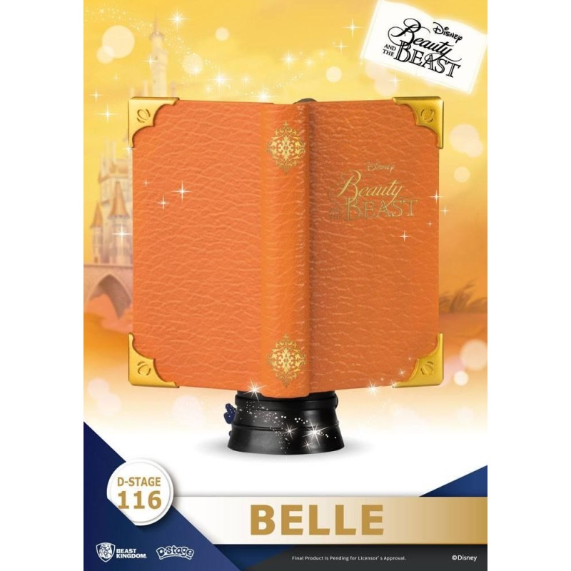DISNEY - Belle - Statue D-Stage Book Series Diorama PVC 13cm 