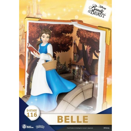 DISNEY - Belle - Statue D-Stage Book Series Diorama PVC 13cm 