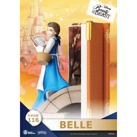 DISNEY - Belle - Statue D-Stage Book Series Diorama PVC 13cm 