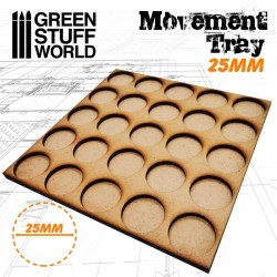 Plateaux de Mouvement MDF 25mm 5x5Hordes en Ligne 2