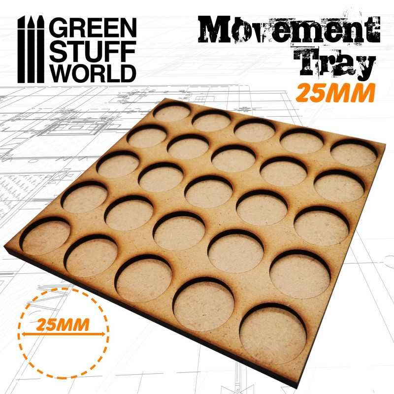 Plateaux de Mouvement MDF 25mm 5x5Hordes en Ligne