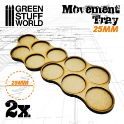 Plateaux de Mouvement MDF 25mm x5Horde 2