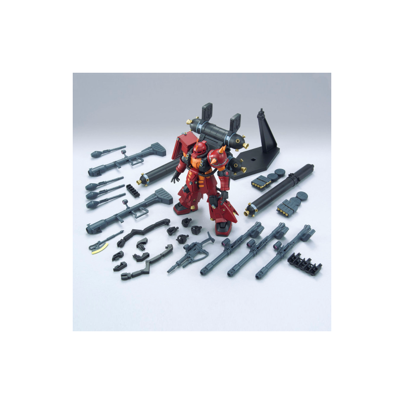 GUNDAM - HGUC 1/144 ZAKU II High Mobility "Psycho Zaku" - Model Kit 