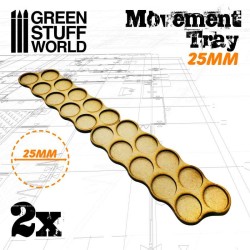 Plateaux de Mouvement MDF 25mm x10Horde 2