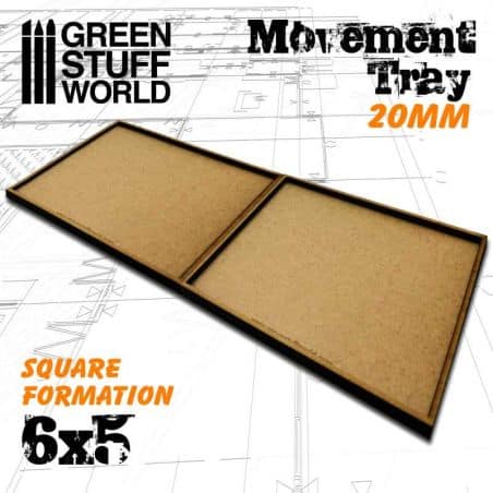 Plateaux de Mouvement MDF 20mm 5x5