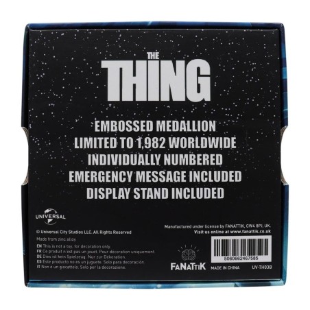 THE THING - Médaillon Anniversaire Collector Edition Limitée 