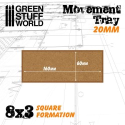 Plateaux de Mouvement MDF 20mm 8x3 2