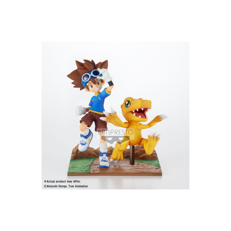 DIGIMON - Taichi & Agumon - Figurine DXF-Adventure Archives 15cm 