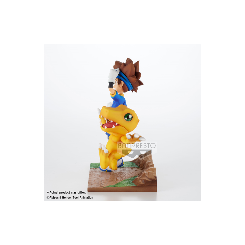 DIGIMON - Taichi & Agumon - Figurine DXF-Adventure Archives 15cm 
