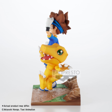 DIGIMON - Taichi & Agumon - Figurine DXF-Adventure Archives 15cm 