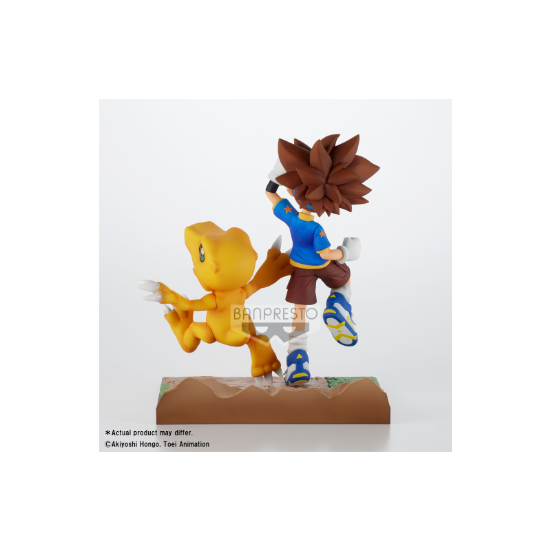 DIGIMON - Taichi & Agumon - Figurine DXF-Adventure Archives 15cm 