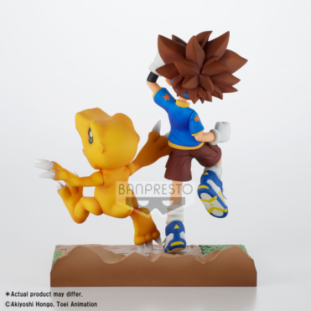 DIGIMON - Taichi & Agumon - Figurine DXF-Adventure Archives 15cm 