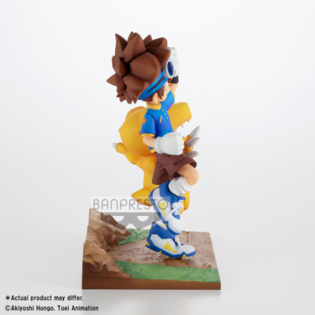 DIGIMON - Taichi & Agumon - Figurine DXF-Adventure Archives 15cm 