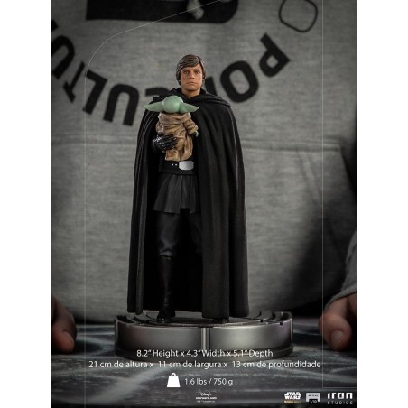STAR WARS - Luke Skywalker et Grogu - Statuette  ArtScale 1/10 21cm 