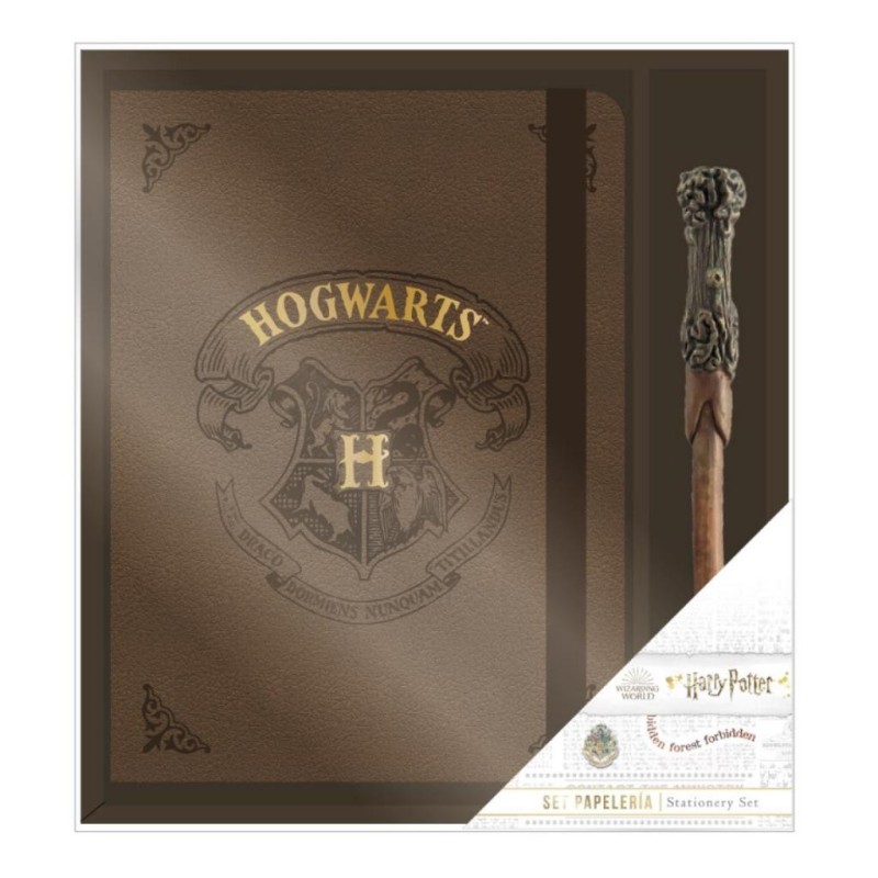 HARRY POTTER - Set papeterie Poudlard - Bloc-notes + Stylo - 2 Pc 