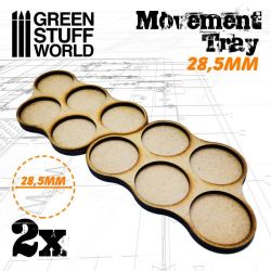 Plateaux de Mouvement MDF 28,5mm x5 - Horde 2