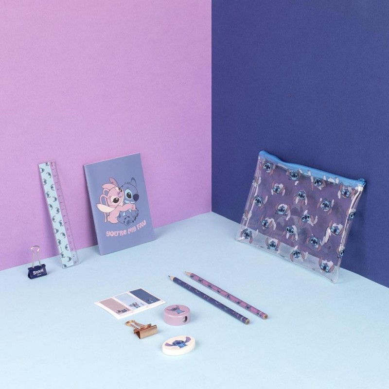 STITCH & ANGEL - You're My Fav - Set papeterie 12 Pc 