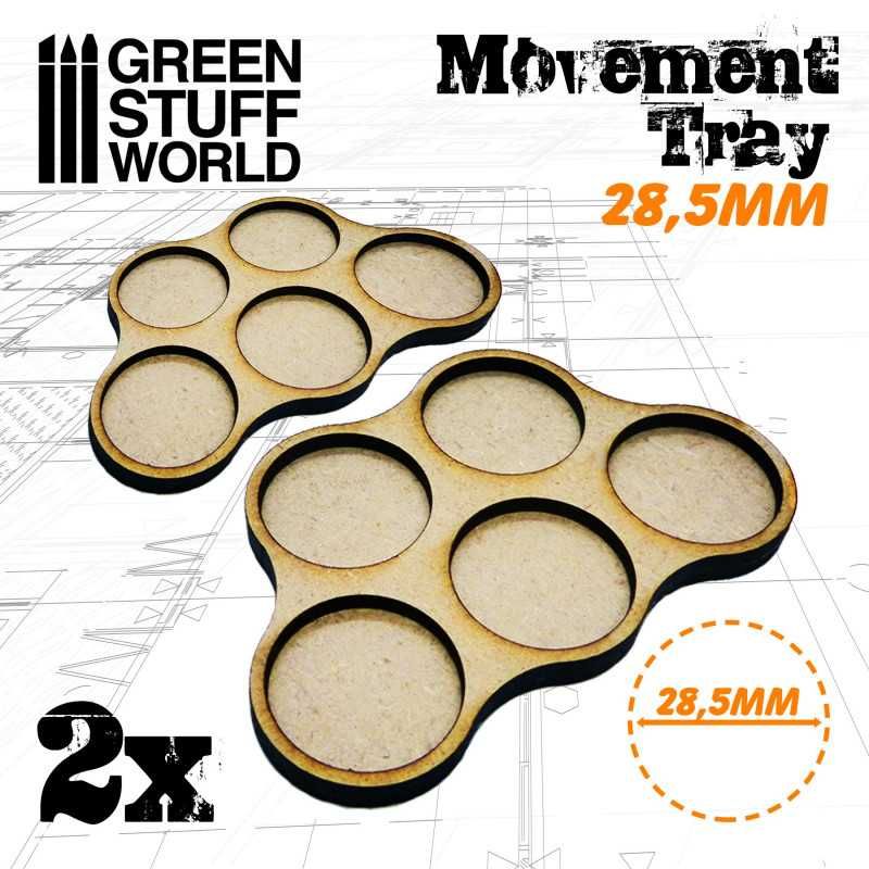 Plateaux de Mouvement MDF 28,5mm x5 - Horde