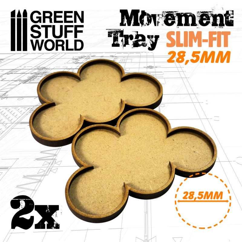 Plateaux de Mouvement MDF 28,5mm x5 - SLIM-FIT