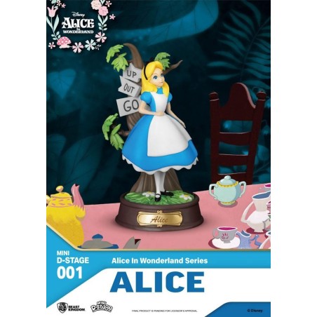 DISNEY - Alice - Statuette Mini Diorama 10cm 