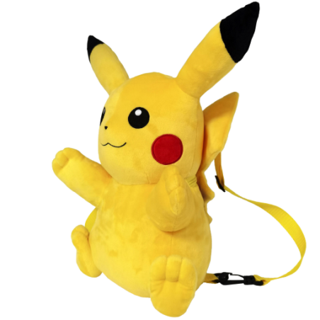 POKEMON - Pikachu - Sac à Dos Peluche 35cm 
