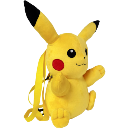 POKEMON - Pikachu - Sac à Dos Peluche 35cm 