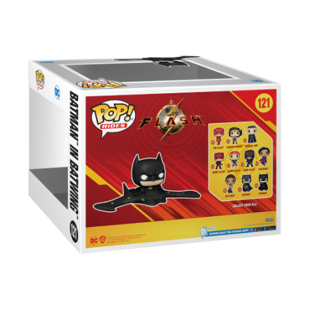 FLASH MOVIE - POP Ride Super DLX N° 121 - Batman dans la Batwing 