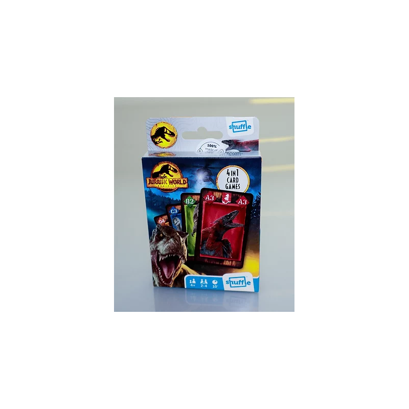 JURASSIC WORLD - Shuffle - 4 in 1 - 5th Panel Packaging FR/NL 