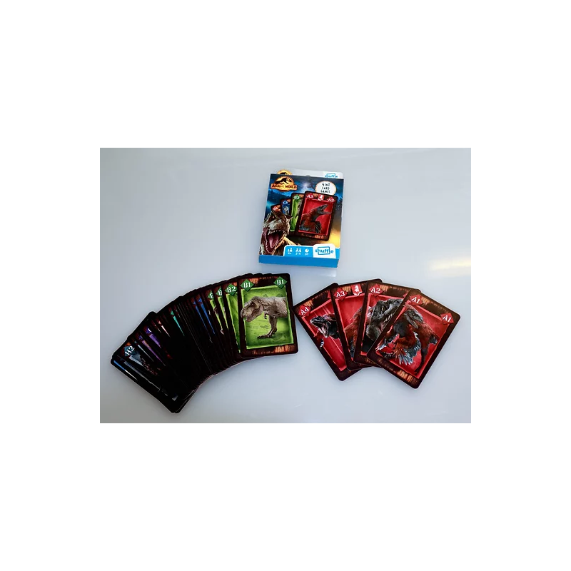 JURASSIC WORLD - Shuffle - 4 in 1 - 5th Panel Packaging FR/NL 