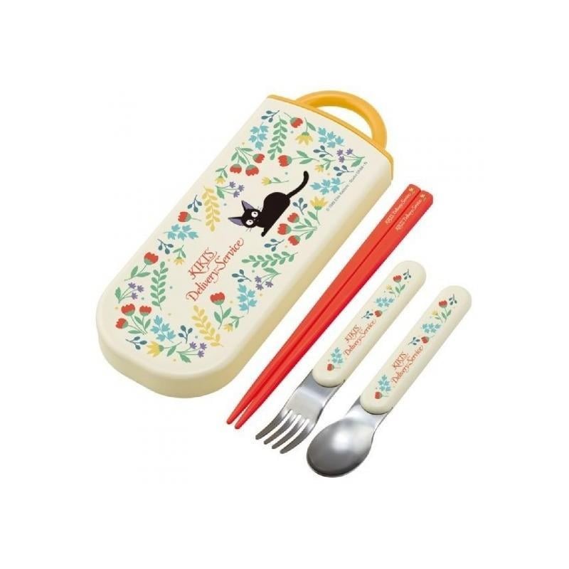 STUDIO GHIBLI-Kiki petite sorcière-Set baguette cuillère et fourchette 
