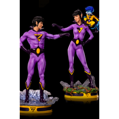 WONDER TWINS - 2-Pack Statuette 1/10 Art Scale DELUXE - 21cm Exclusive 