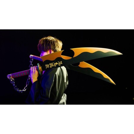 DEMON SLAYER - Nichirin Tengen Uzui Sword - Réplique Proreplica 110cm 
