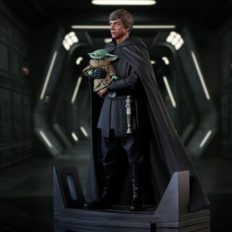 STAR WARS - Luke Skywalker & Grogu - Figurine Gentle Giant 25cm 