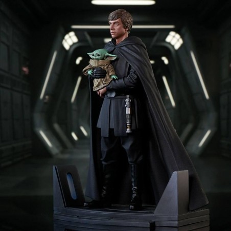 STAR WARS - Luke Skywalker & Grogu - Figurine Gentle Giant 25cm 