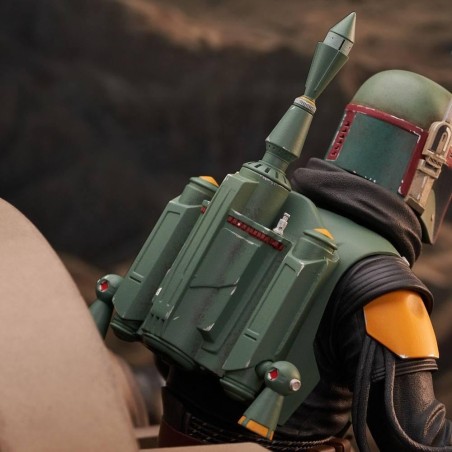 STAR WARS - Boba Fett on Throne - Figurine Gentle Giant 24cm 