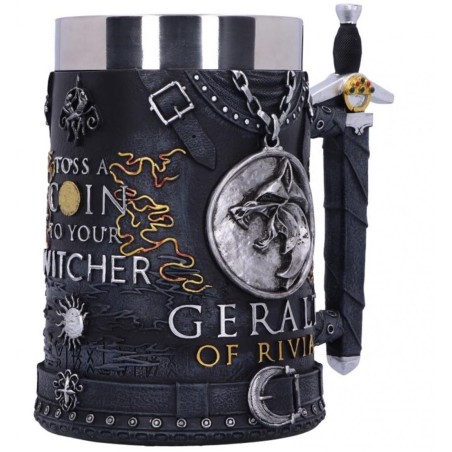 THE WITCHER - Geralt - Chope en résine 15.5cm 