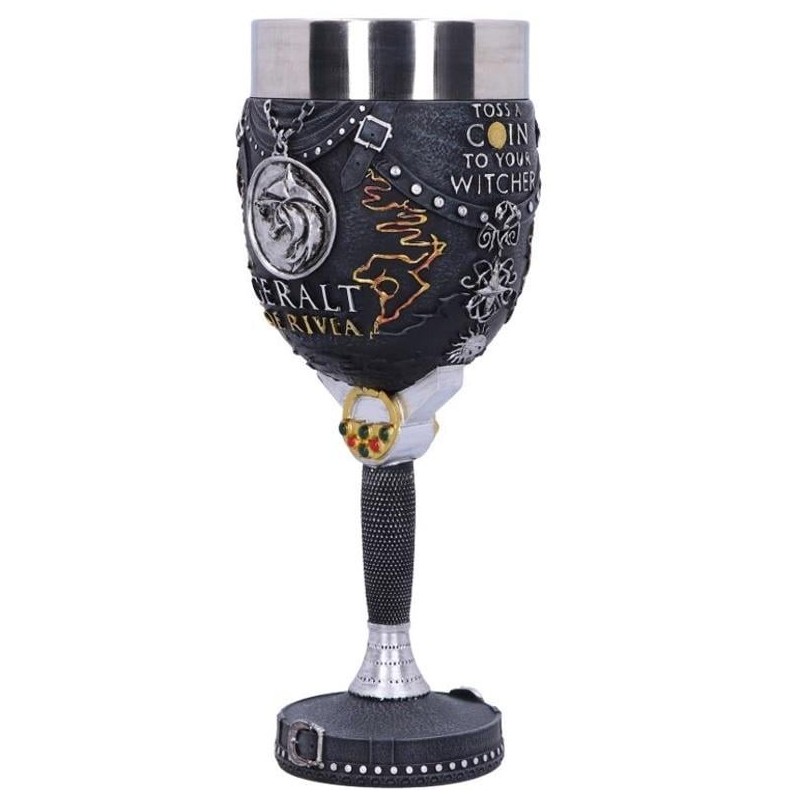 THE WITCHER - Geralt - Calice en résine 19.5cm 