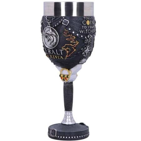 THE WITCHER - Geralt - Calice en résine 19.5cm 