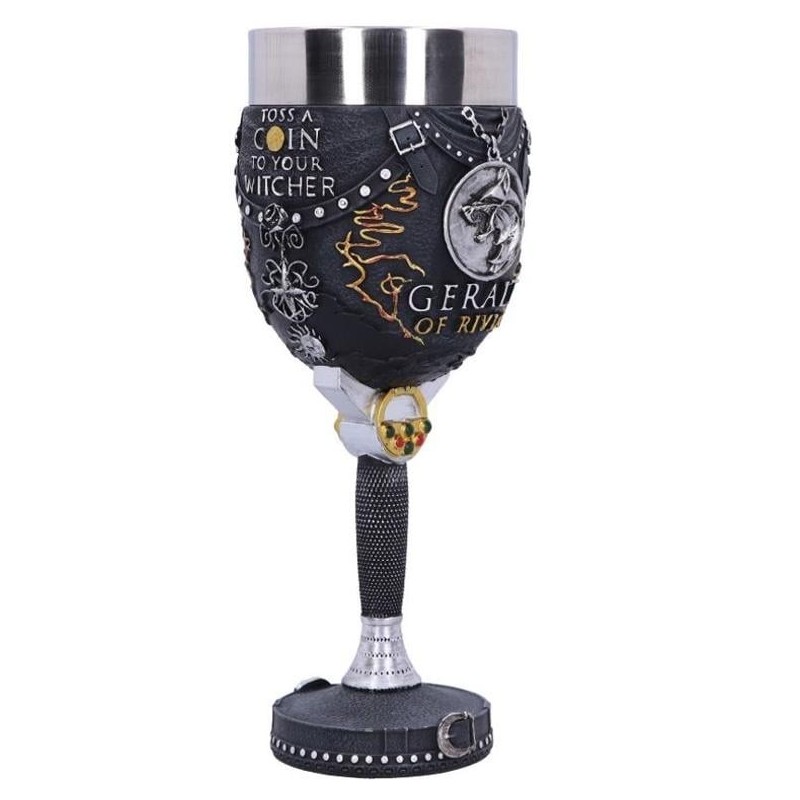 THE WITCHER - Geralt - Calice en résine 19.5cm 