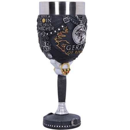 THE WITCHER - Geralt - Calice en résine 19.5cm 