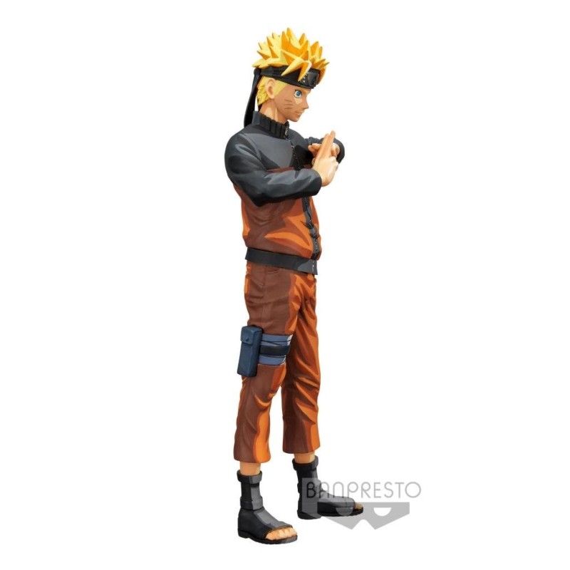 NARUTO SHIPPUDEN - Uzumaki Naruto - Figurine Grandista Nero 